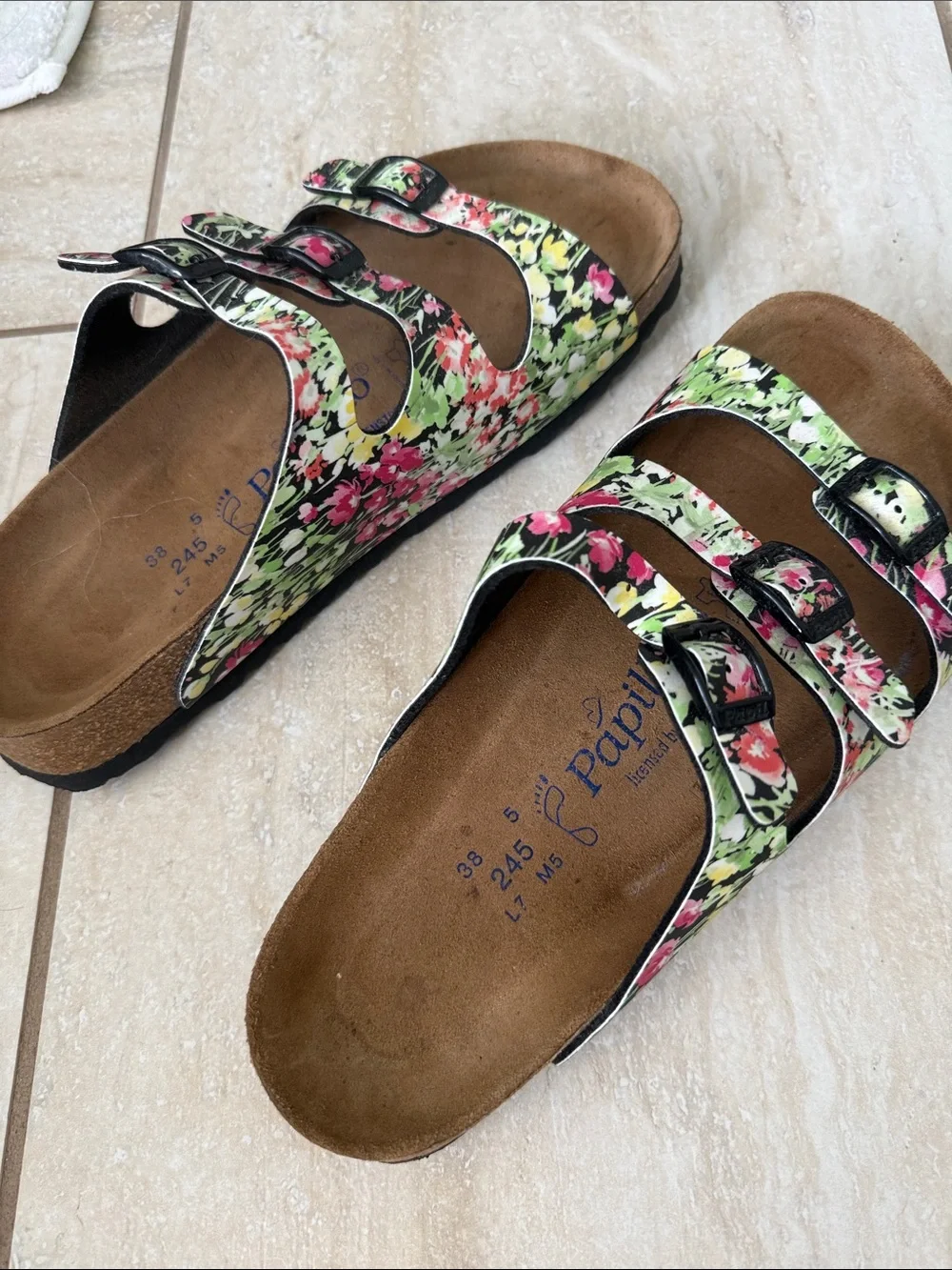 Papillio by Birkenstock Florida Spring Flower sandals